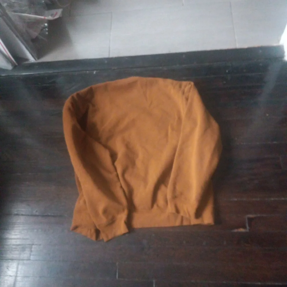 Zara Sweater Mens Pullover Color Brown Size XXL Cozy Comfort Casual Outdoors